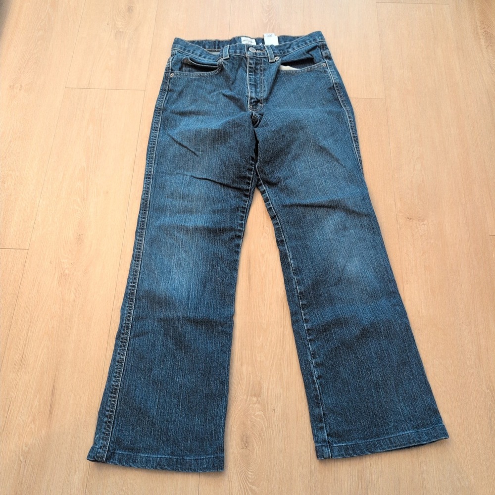 Calvin Klein Jeans Womens Size 6 Medium Wash Bootcut Denim Stretch Pants